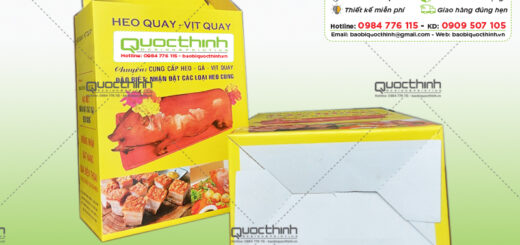 Hộp giấy đựng vịt quay rẻ, đẹp tại TP.HCM