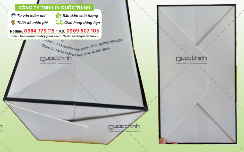 Túi giấy quai Ruy Băng