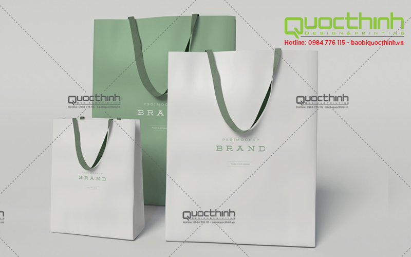 Túi giấy Quai Ruy Băng