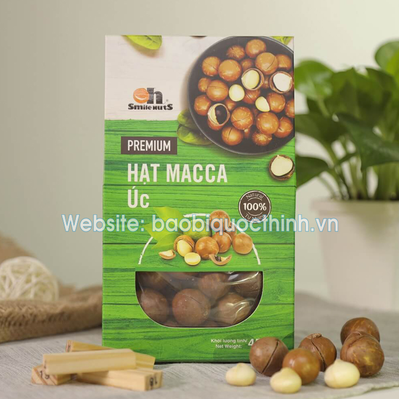 Hộp đựng hạt macca xuất khẩu