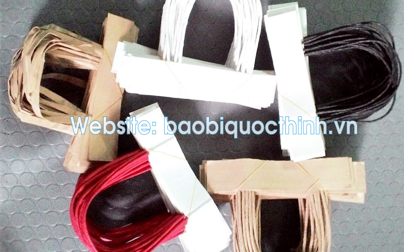 In túi giấy đẹp chất lượng, giá rẻ tại TPHCM 44 Quai kraft cho túi xách giấy