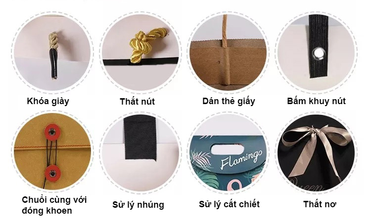 In túi giấy đẹp chất lượng, giá rẻ tại TPHCM 42 quai xách tùy chọn riêng
