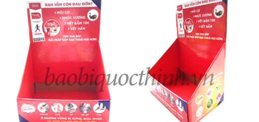 kệ giấy trưng bày tại TPHCM - Kệ giấy trưng bày kem xoa bóp 02