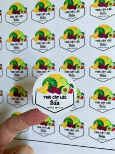 Công ty Bao Bì Quốc Thịnh 71 In tem dán trái cây nhập khẩu giá tốt tại HCM