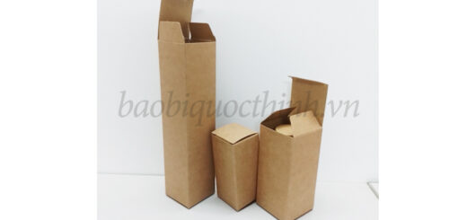Hộp giấy Kraft đựng mỹ phẩm Bao Bì Quốc Thịnh